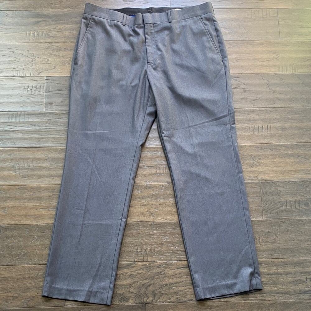 KENNETH COLE REACTION Trouser Mens Sz 36 Charcoal Grey Lightweight Corpcore